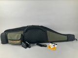 a gun case with a gun in it on a white background