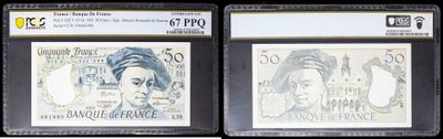 three different types of currency are displayed on a black background
