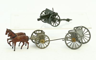 Ensemble Artillerie en Plomb - Première Guerre Mondiale - Photo 1