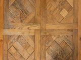an image of a wood paneled door in a room