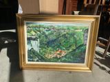 a picture of a picture of a painting on the ground