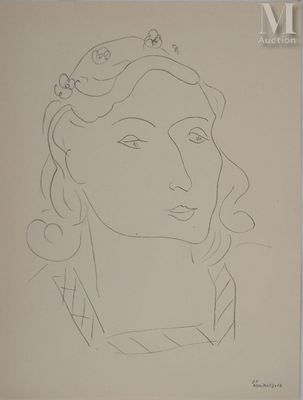 MATISSE Henri (1869-1954) Ornement floral, 1943