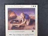 a picture of a card with a picture of a woman in a box