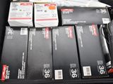 many boxes of electronic equipment in a black case