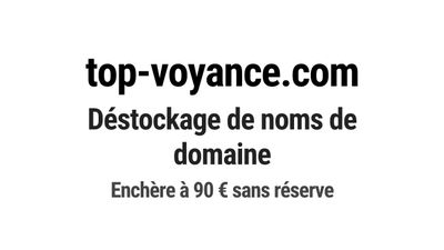 Nom de domaine top-voyance.com.