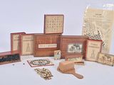 a lot of items that are sitting on a table