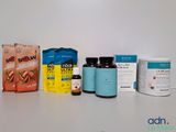 many different types of vitamins on the table