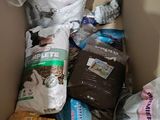 a box full of food and other items in it