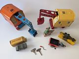 a lot of toys that are sitting on a table