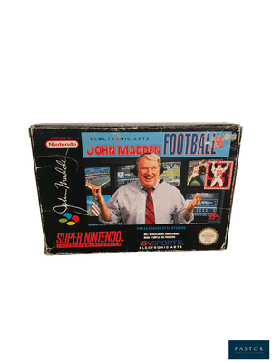 une boîte sur laquelle figure l'image d'un joueur de football
