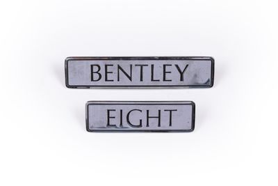 BENTLEY EIGHT (1984-1992) Badges Bentley - 15cm - & Eight - …