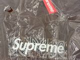 the supreme jacket is wrapped in plastic and ready to be shipped
