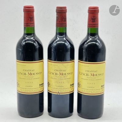 3 B CHÂTEAU LYNCH-MOUSSAS (1 e.a.), GCC5 Pauillac, 1998 - Photo 1