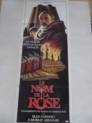 une affiche du film « Le nom de la rose »
