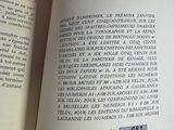 a open book with a picture of a cat on it