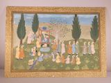 an image of a painting of a group of people in a field