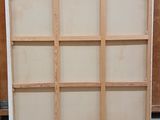 a picture of a wooden cabinet with a shelf in it