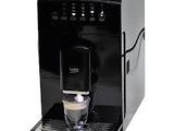gros plan d'une machine à café sur fond blanc