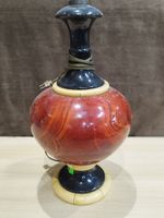 Lampe moderne effet marbre rouge. (photo 2)