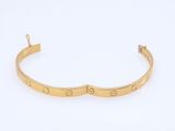cartier 18k yellow gold love bracelet