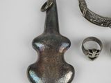 a lot of silver items that are on a table