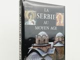 the cover of the book la serbie au moyen age is shown on a white surface