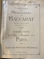 Rare important catalogue de la Compagnie des Cristalleries d… (photo 2)