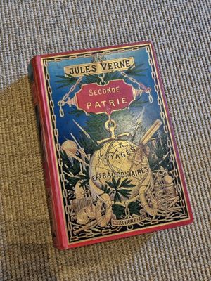 a book that is laying on the floor