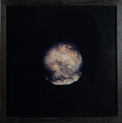 an image of a picture of pluto taken from the surface of the moon