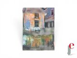 a picture of a painting on the wall of a building