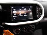 the dashboard of a car with a digital display in the center