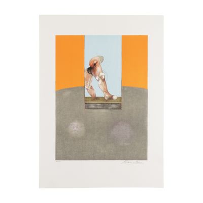 an image of a painting of a man with a hat on his head
