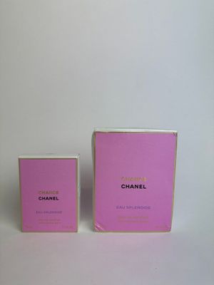 chanel eau de toilette spray and a box of perfume