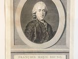 une vieille photo d'un homme vêtu d'un manteau noir et aux cheveux blancs