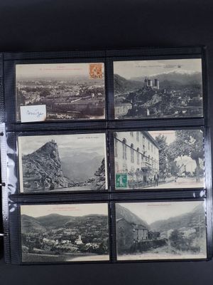 Ancien stock de marchand : 1 album de présentation de cartes…