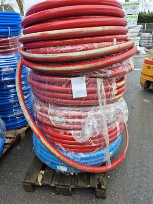 Lot de tuyaux PER gainé rouge diamètre 20 mm, longueur env.