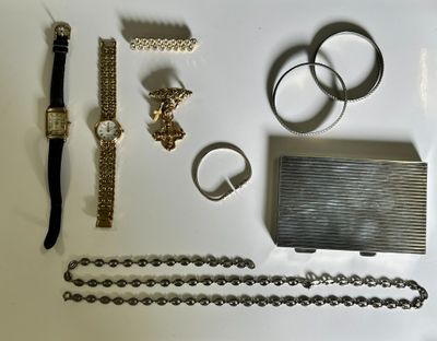 a lot of different items that are laying out on the table