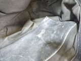 a close up of a bag with a zipper on it
