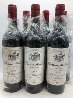 6 bouteilles de Saint-Estèphe, Château Montrose,1984 - Photo 1