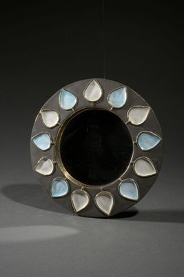 Mithé ESPELT (1923-2020) Miroir circulaire modèle "Piques" e…