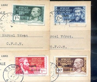 plusieurs timbres différents sur une feuille de papier sur laquelle figure l'image d'un homme