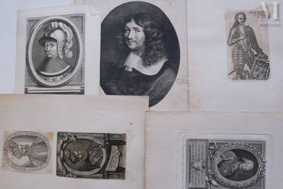 an old picture of a group of portraits of men and women