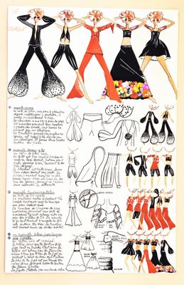 POP CULTURE / Grand dessin original vintage Années 70 par Do…