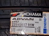 tire tread of a car on a white background with a sticker on it