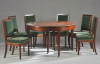 Mobilier de salle à manger comprenant :