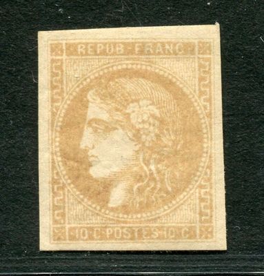 FRANCE- EMISSION de BORDEAUX -Cérès impression lithographiqu…