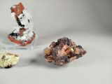 three different types of rocks are displayed on a white surface