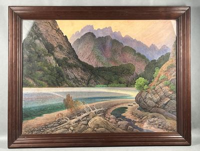 Auguste HERBST (1878-1951), Nancy - Lorraine. Les gorges du …