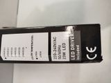 a black box with a white label on it