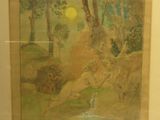 une image d'une peinture exposée dans une vitrine